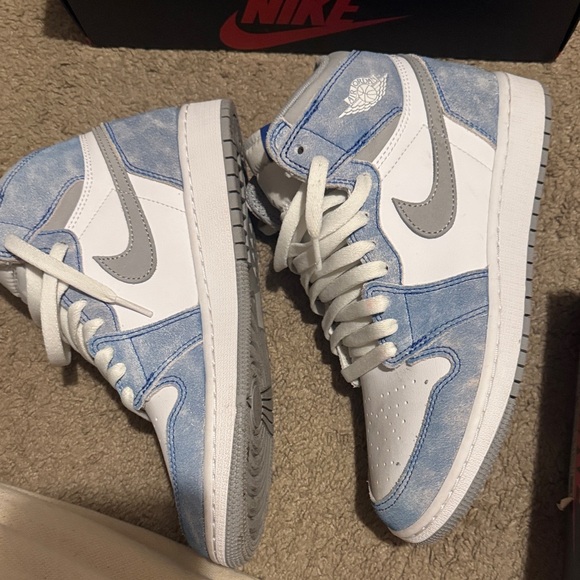 Air jordan 1 Retro High Og Gs hyper royal with box - Picture 3 of 4